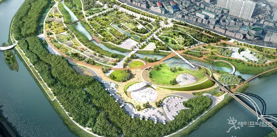 ▲ 울산시가 계획하고 있는 2028 울산국제정원박람회 조감도이다. ⓒ 산림청