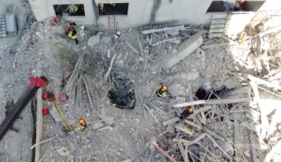 ▲ 광주시 서구 화정 아이파크 사고현장. ⓒ 세이프타임즈 DB