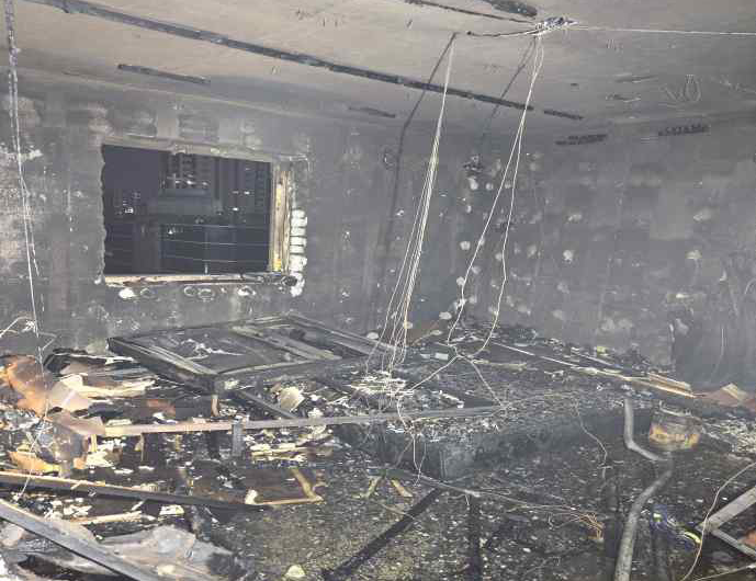 ▲ 7명이 사망한 부천 코보스 호텔 객실 내부. ⓒ 더불어민주당 윤건영 의원실