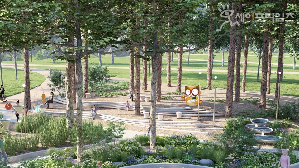 ▲ 농심 서울국제정원박람회 기업동행정원 조감도. ⓒ 농심