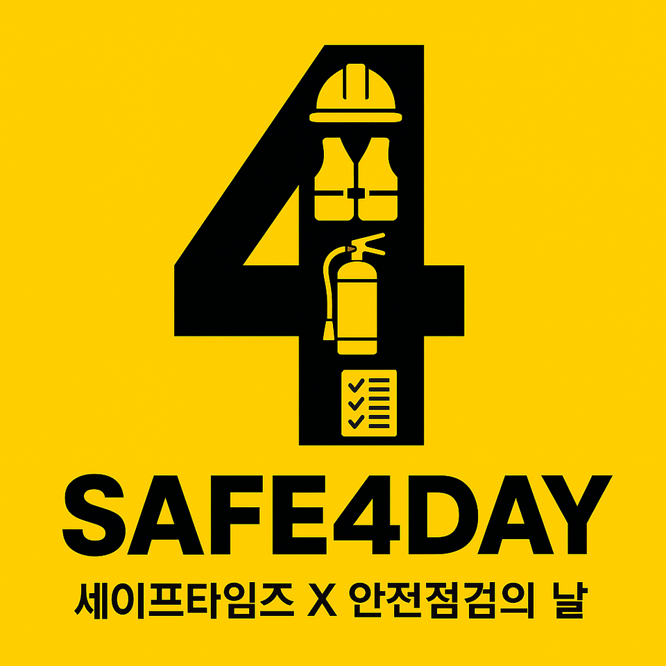 ▲ 세이프타임즈는 매월 4일 안전검검의 날에 맞춰 연중기획 SAFE4DAY를 보도합니다.
