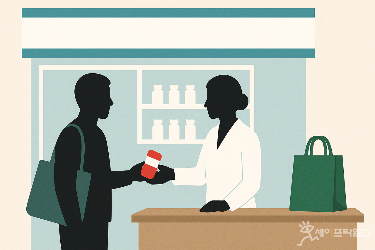 ▲ 의료용 마약류 수거·폐기 사업 참여 약국에 마약류 의약품을 반납하면 친환경 가방을 받을 수 있다. ⓒ 세이프타임즈