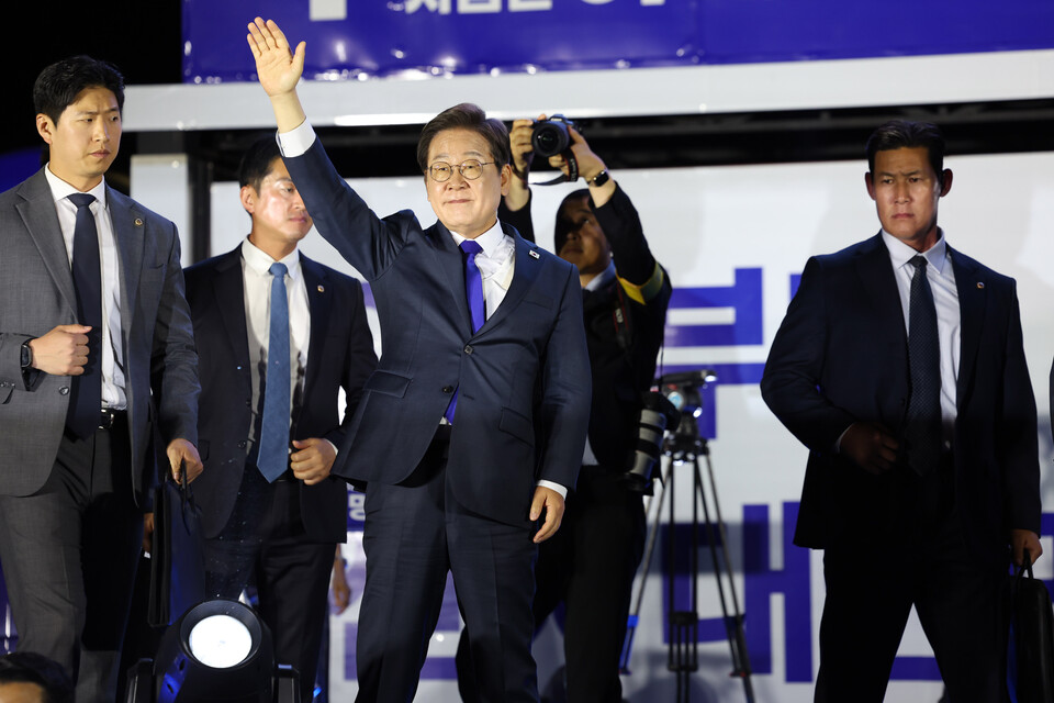 ▲ 제21대 대통령 선거에서 더불어민주당 이재명 후보가 당선됐다. ⓒ 연합뉴스