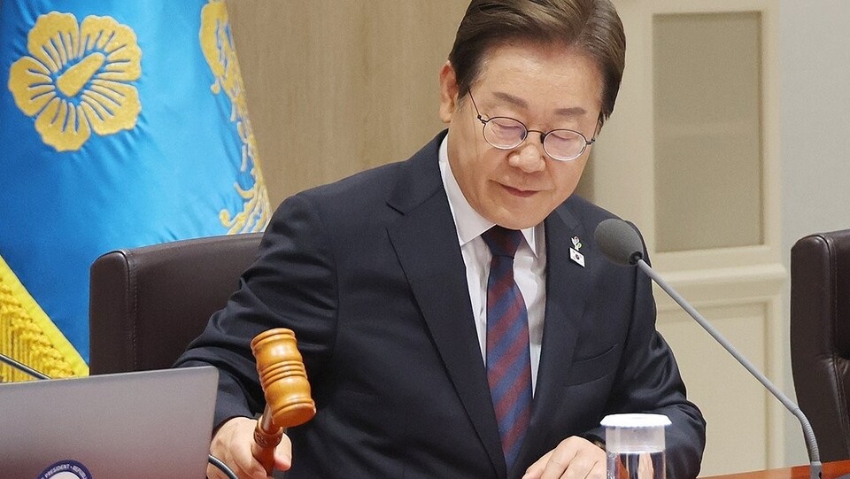 ▲ 이재명 대통령이 지난 10일 서울 용산 대통령실에서 국무회의를 주재하고 있다. ⓒ 연합뉴스