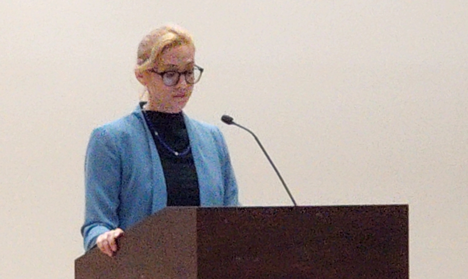 ▲ 다르시 컨설턴트가 18일 AI혁신성장 에너지정책방향 토론회 발제자로서  발언하고 있다. ⓒ 김남겸 기자