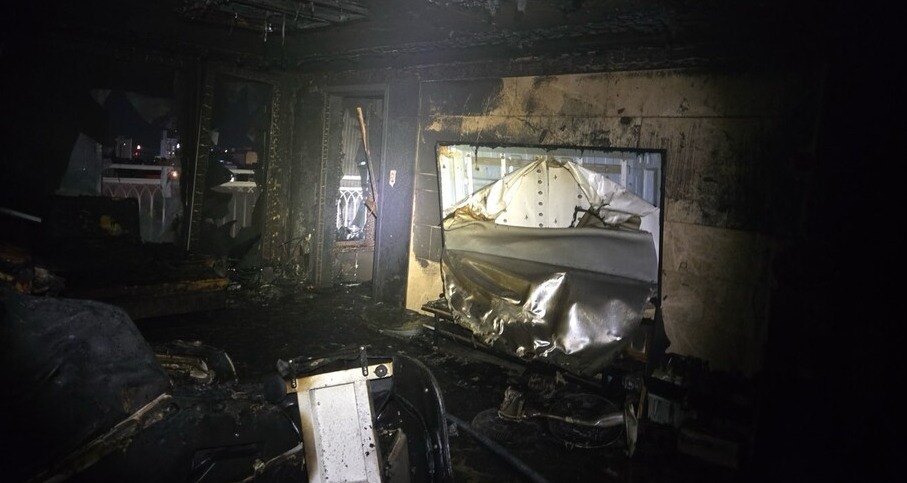 ▲ 2일 부산 기장읍에서 발생한 화재로 7살·11살 자매가 숨졌다. ⓒ 부산소방본부