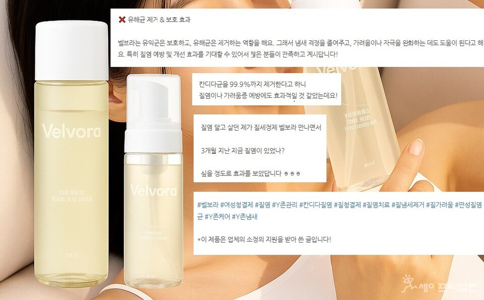 ▲ 쿠팡에서 판매되고 있는 디지티 벨보라 제품(왼쪽)과 협찬을 받았다는 블러거의 후기 ⓒ 세이프타임즈