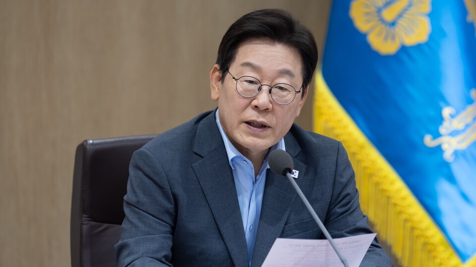 ▲ 이재명 대통령이 12일 국무회의에서 반복되는 산업재해 근절을 강조하고 있다. ⓒ 대통령실