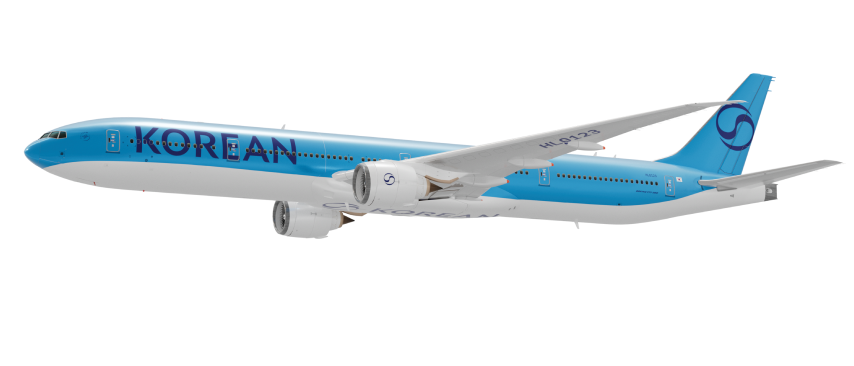 ▲ 대한항공의 보잉 777-300ER 여객기. ⓒ 대한항공