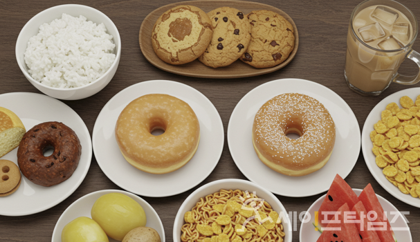 ▲ 혈당을 빠르게 높이는, 혈당지수가 높은 음식들. ⓒ 김미영 식품전문기자·영양사