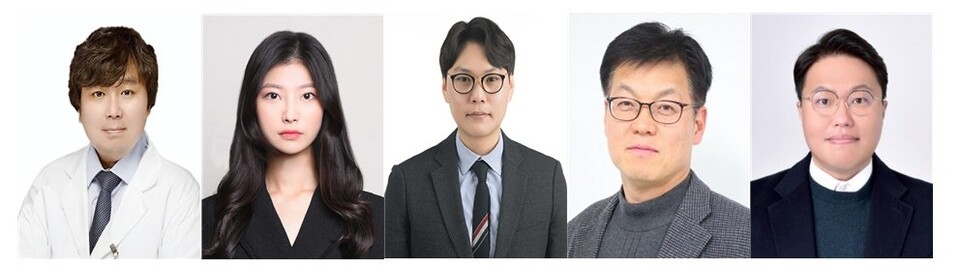 ▲ 대한민국이 초고령사회에 진입하면서 고령 환자 진단 공백을 해소할 방안으로 현장진단검사의 제도적 기반 마련이 시급하다는 논문이 발표됐다. 왼쪽부터 이민우 교수, 이승연 연구원, 박상용 교수, 이광우 분당서울대병원 진단검사의학과 운영팀장, 박희열 서울대병원 병리과.