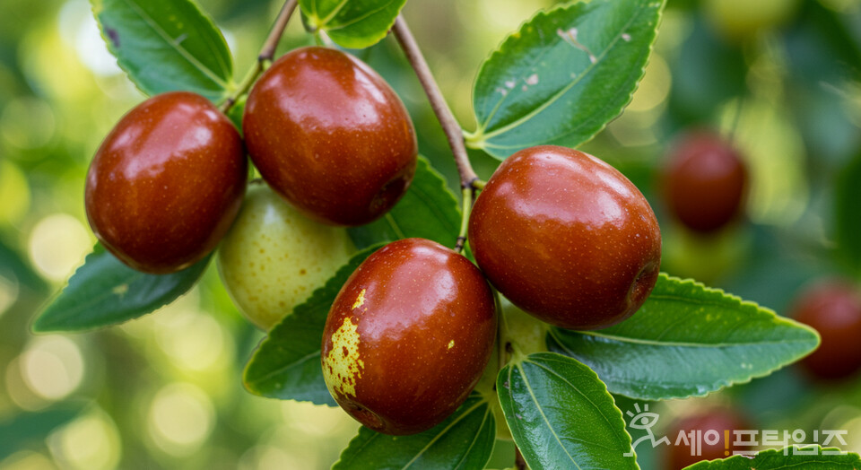 ▲ 가을 대추가 익어가고 있다. ⓒ 김미영 식품전문기자·영양사