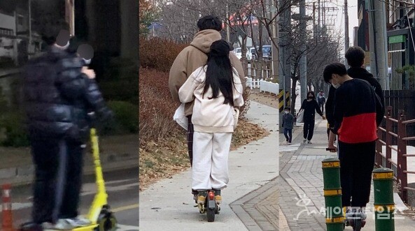 ▲ 13일부터 전동킥보드 이용 실태에 대한 단속을 강화한다. ⓒ 세이프타임즈 DB