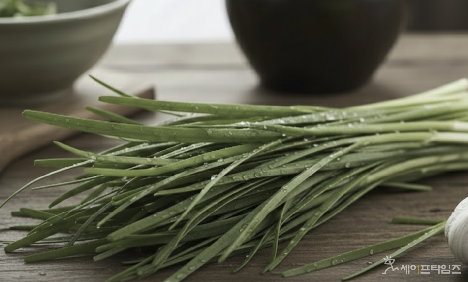 ▲ 신선한 부추. ⓒ 김미영 식품전문기자·영양사